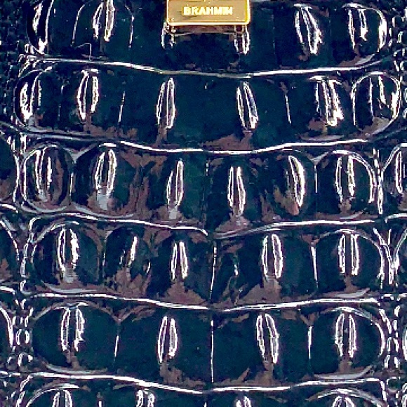 SOLD - BRAHMIN BLACK MELBOURNE MEDIUM MALLORY TOTE NWT - Picture 8 of 11